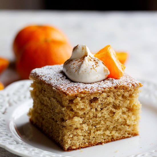 Clementine Ginger Spice Cake