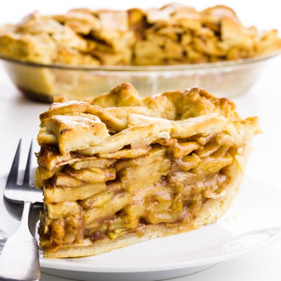 Deep Dish Vegan Apple Pie