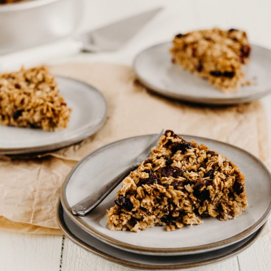 Cranberry Orange Baked Oatmeal