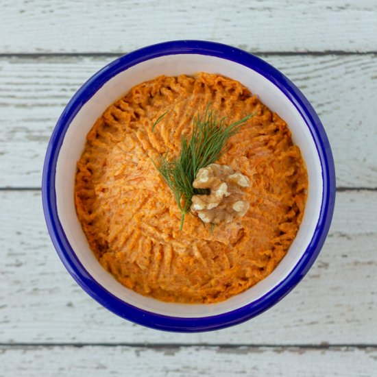 vegan turkish carrot dip