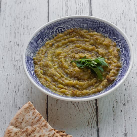 turkish roasted eggplant dip