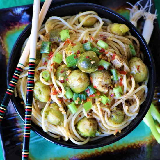 Brussels Sprouts Noodles