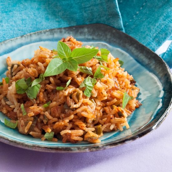 Low Fodmap Tomato Basil Rice