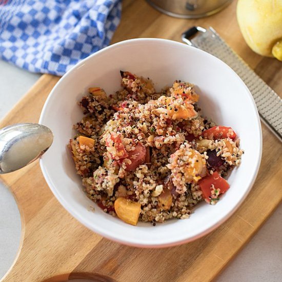 Quinoa with Roasted Root Vegetables