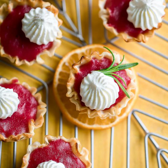 Mini Cranberry Tarts