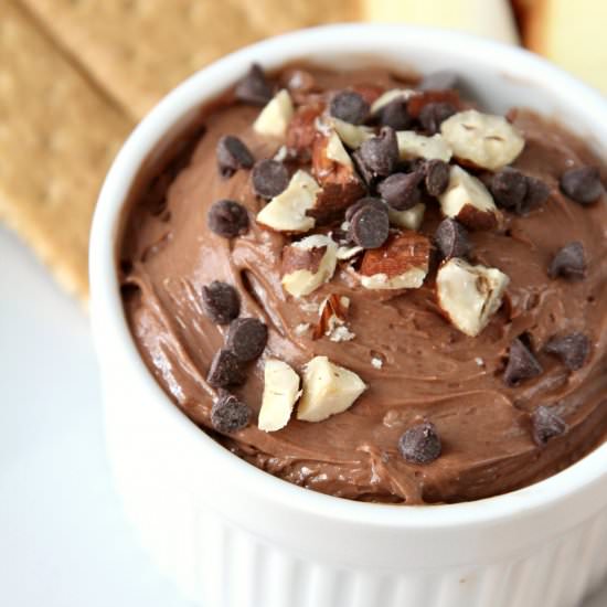 Nutella Cheesecake Dip