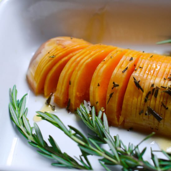 Hasselback Butternut Squash