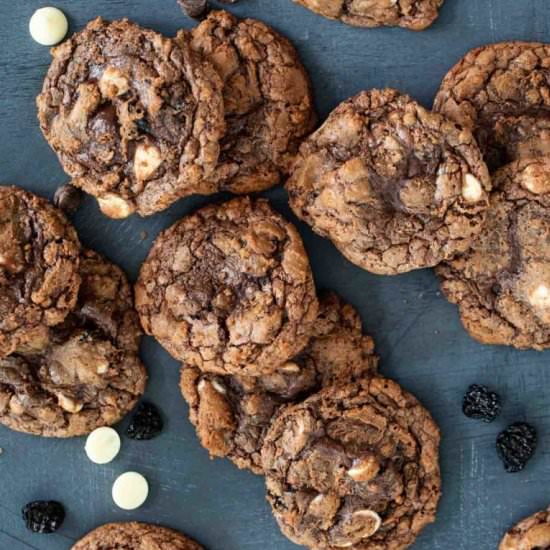 Triple Chocolate Cookies