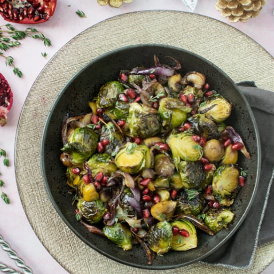 Maple-Roasted Brussels Sprouts