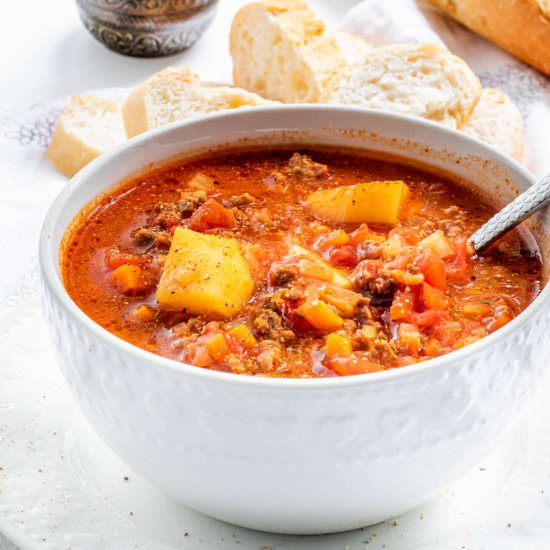 Easy Hamburger Soup