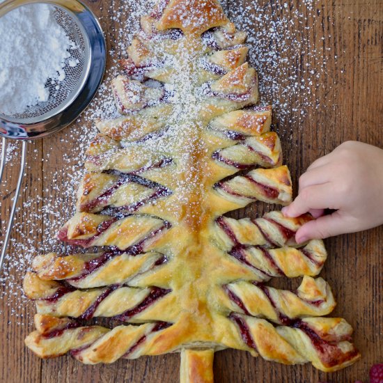 Puff Pastry Christmas Tree