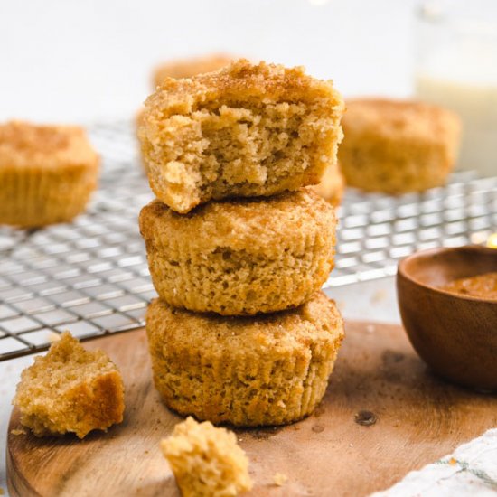 Soft Snickerdoodle Muffins