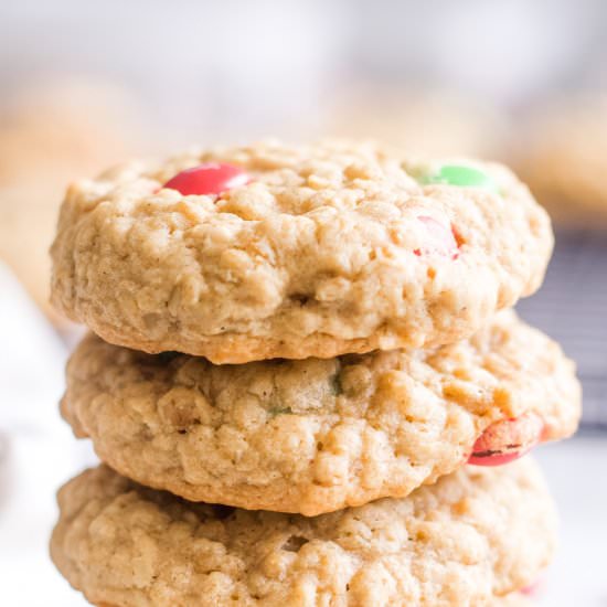 Gluten-Free Oatmeal M&M Cookies