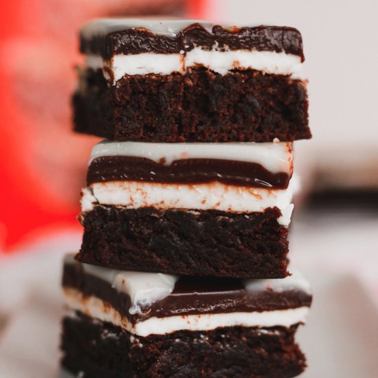 Peppermint Mocha Brownies