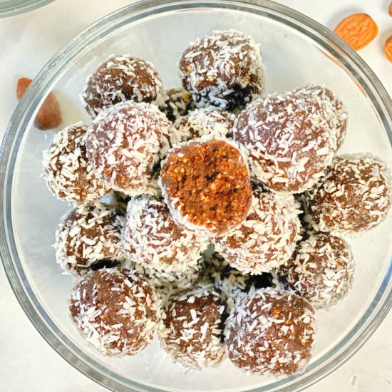 Brownie No-Bake Vegan Energy Balls