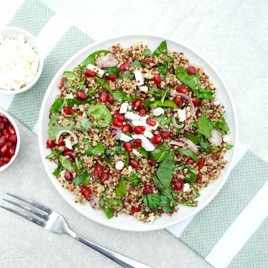 Pomegranate Quinoa Salad