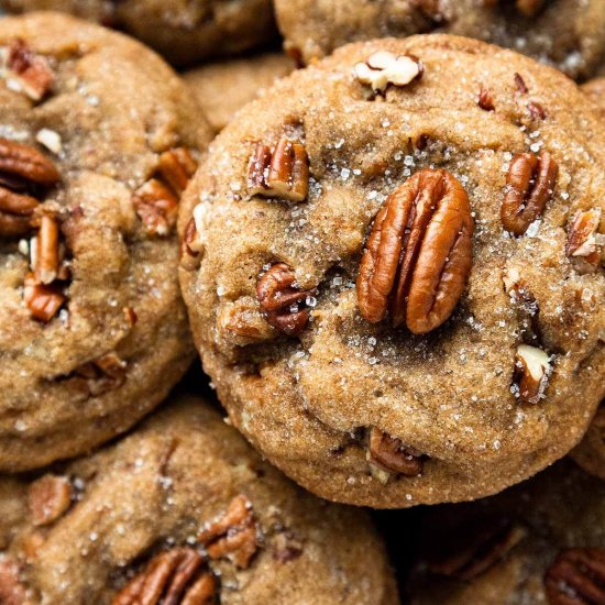 Browned Butter Pecan Cookies