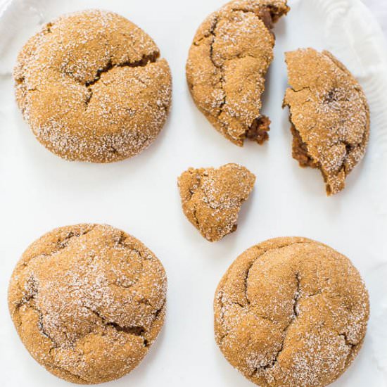 Soft & Chewy Molasses Gingerdoodles