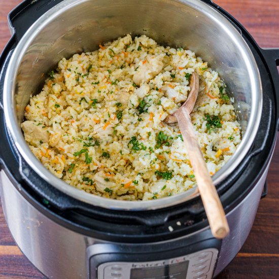 Instant Pot Chicken and Rice