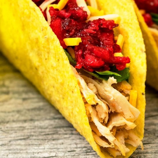 Shredded Turkey Tacos