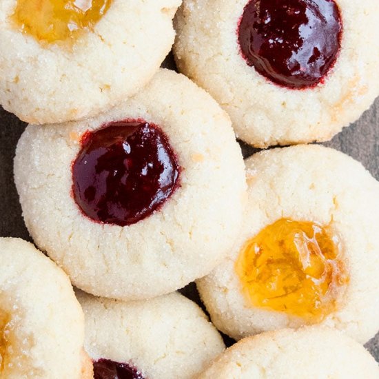 Jam Thumbprint Cookies