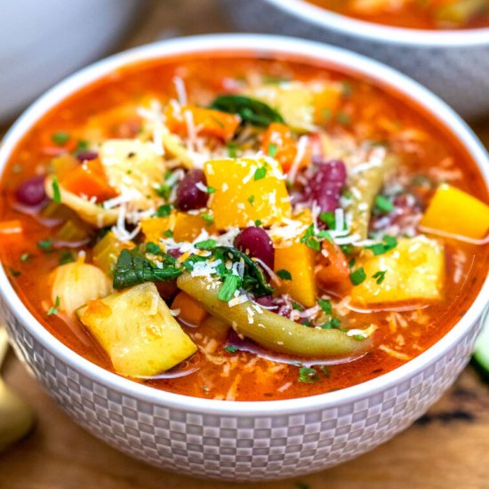 Vegetarian Minestrone Soup