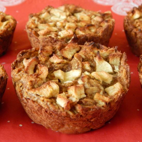 BLW Gingerbread oat-apple muffins