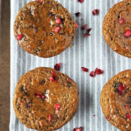 Cranberry Orange Paleo Muffins