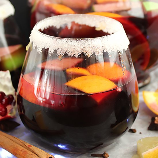 Christmas Red Wine Sangria