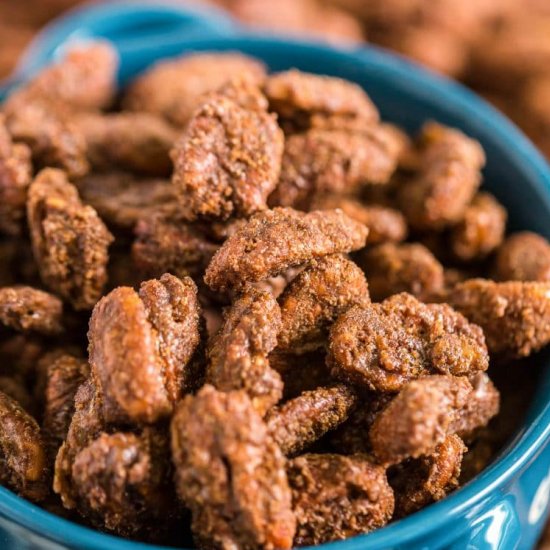 Gingerbread Candied Pecans