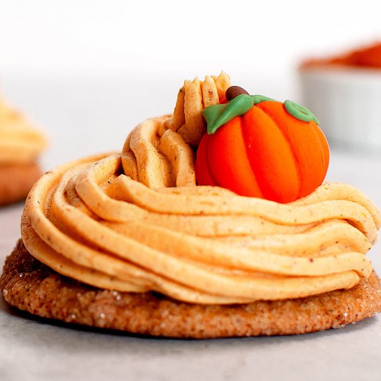 Pumpkin Cake Cookies