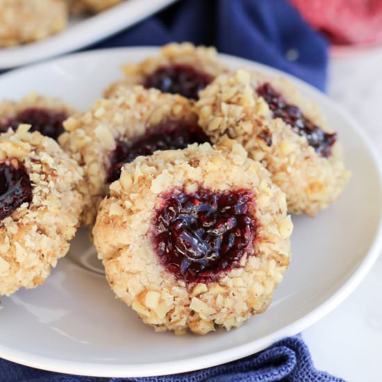 Thumbprint Cookies (GF, V)