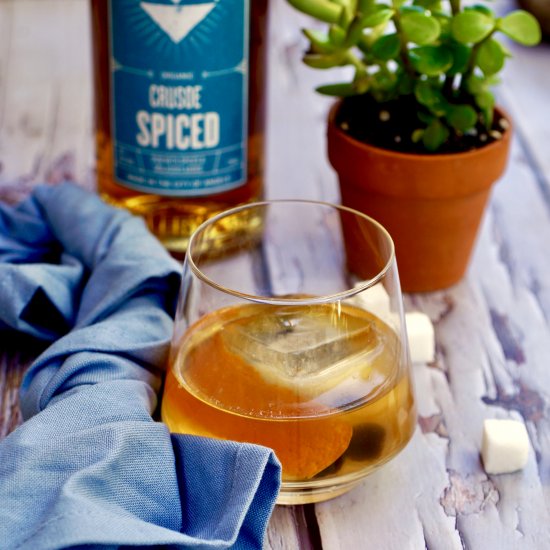 Spiced Rum Old Fashioned