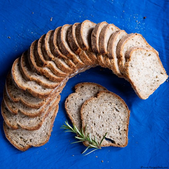 Provence sourdough bread