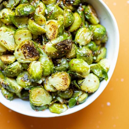 Maple Dijon Brussels Sprouts