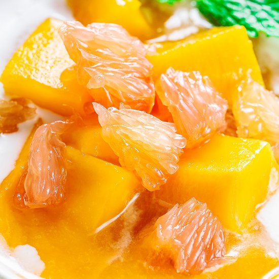 3 ingredients mango dessert