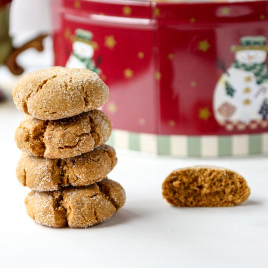 Ginger Cookies (Chewy Crinkles)