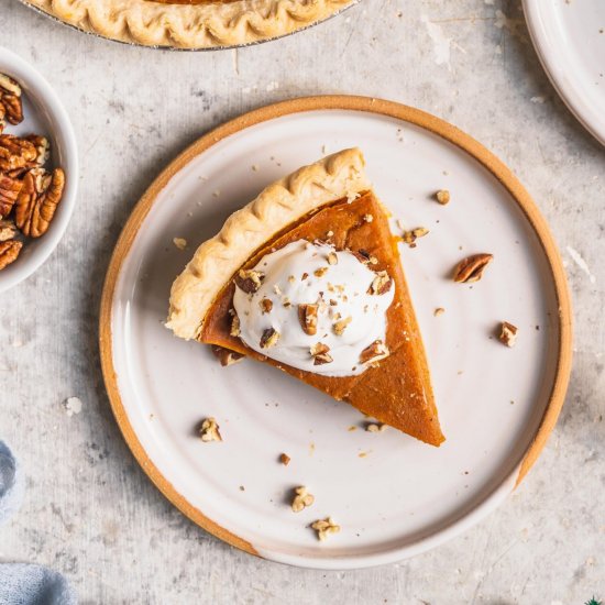 Classic Vegan Pumpkin Pie