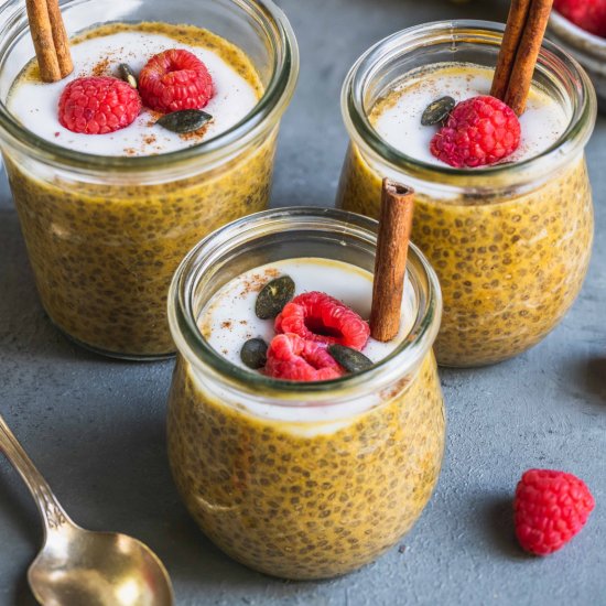 Pumpkin Pie Chia Seed Pudding