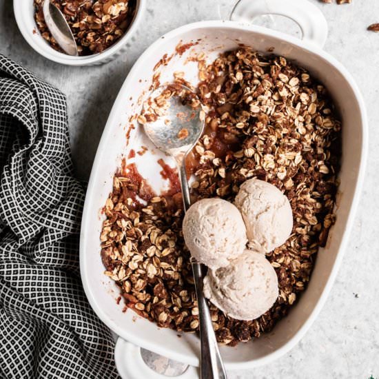 Easy Vegan Apple Crisp