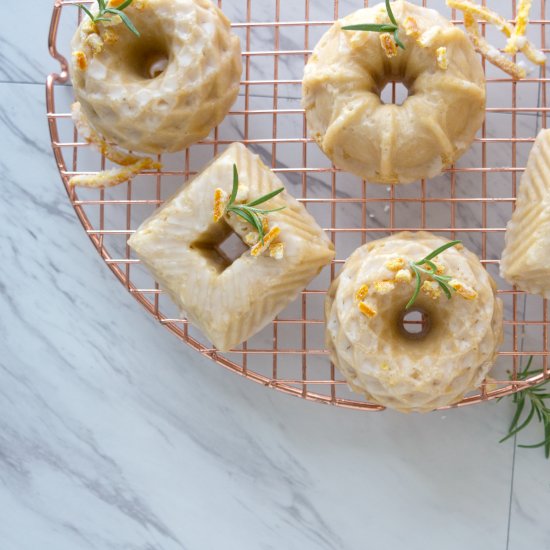 Ginger, Orange and Honey Mini Bundt