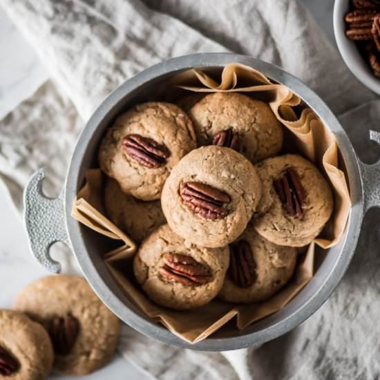 Gluten Free Butter Pecan Cookies