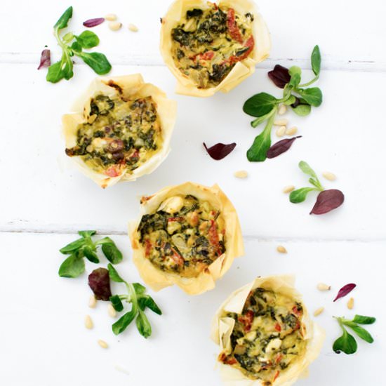 Mini Greek Quiches