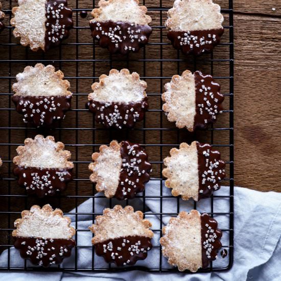 Baileys Chocolate Shortbread Cookie