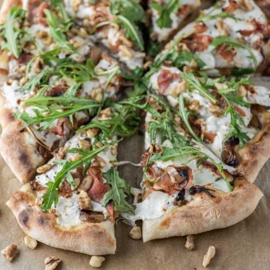 Pear and Prosciutto Pizza