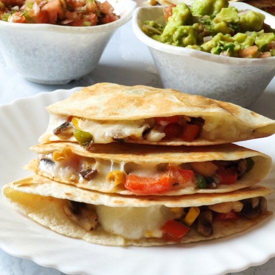 Easy Vegetable Quesadilla