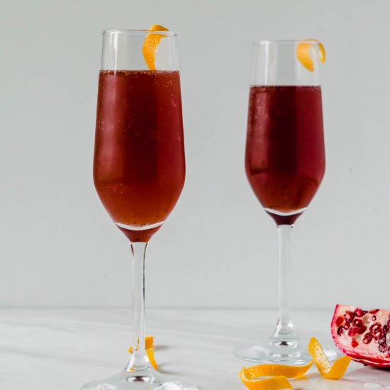 Pomegranate Sage French 75