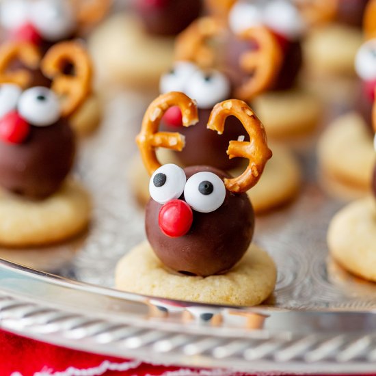 Reindeer Truffle Cookies