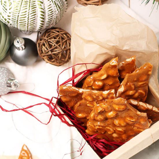 Old Fashioned Peanut Brittle