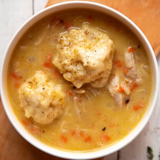 Homemade Chicken and Dumplings